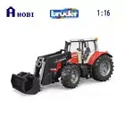 Bruder 1:16 Scale Massey Ferguson 7600 Tractor With Front End Loader Model Toy