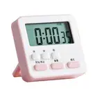 Alarm Clock Easy to Carry Wide Application Bedside Digital Clock Plastic