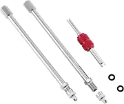 2 Dually Valve Stem Extenders 6" Straight Dual Wheel Extensions Tyre RV Trailer