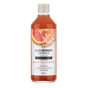 SodaStream Grapefruit & Elderflower Non-Alcoholic Cocktail 330mL Infusion Drink Mix Syrup- Makes About 14 Mocktails Cocktails
