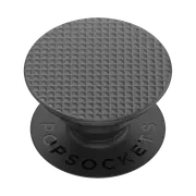 PopSockets PopGrip Phone Grip Stand Mount Holder Swap - Knurled Texture Black