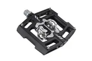 VENZO Shimano SPD Compatible Mountain Bike CNC Cr-Mo Die-Cast Aluminum Sealed Pedals With Cleats