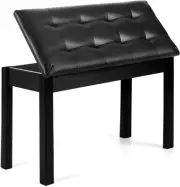 Piano Chair with Storage Piano Stool and Upholstery Wooden Keyboard Piano Duet S