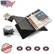 Lightweight Cross Frame Book Stand - Elegant Display for Art, Textbooks & More