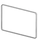 COMMERCIAL COMBI OVEN RATIONAL DOOR SEAL SCC101 FR.04/04 GENUINE - 20.02.552P