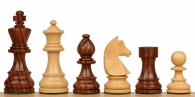German Knight Staunton Wood Chess Pieces | Tournament Chess Pieces 3.75" King