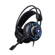 H300 USB 3.5mm Wired 4D Stereo Gaming Headphone Headset with Microphone