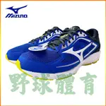 MIZUNO MAXIMIZER 24 寬楦(3E) 男款慢跑鞋 藍白綠 K1GA220027