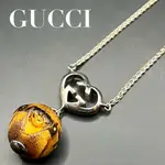 GUCCI 古馳 項鍊 竹節系列 INTERLOCKING系列 心型 MERCARI 日本直送 二手