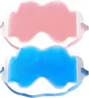 Gel Eye - Ice Pack Cooling Eye Masque | Cold and Hot Compress Sleeping Aid Equipment for Car, Business Trip, Travel, Home