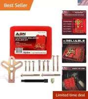 High-Quality 13-Piece Harmonic Balancer and Steering Wheel Puller Set with Case