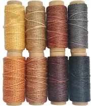 JANYUN 264 Yards 150D Leather Sewing Waxed Thread Cord for Leather Craft DIY 1Mm