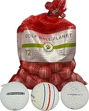 Golf Ball Planet 72 Golf Balls Used Premium in Mesh Bag 3A/2A Condition