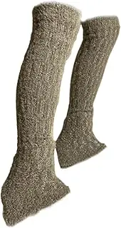 [ZPGVWXKO] Ice Skating Leg Warmers Lightweight Thick Comfortable Thermal Footless Socks
