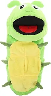 Cartoon Caterpillar Hand Puppet Soft Plush for Movable Mouth Interactive Storytelling Puppet Engaging Caterpillar Shape for Imaginative Play