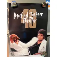 在飛比找蝦皮購物優惠-麥可傑克森顫慄40週年紀念海報