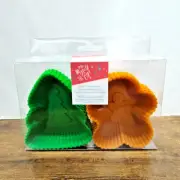 Me Myself and Elf, SET OF 12 BAKING CUPS, Christmas Tree & Gingerbread Man