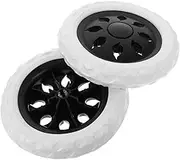 2Pcs Heavy Duty Trolley Wheels for Shopping Carts Replacement Castor Wheels Easy to Install Versatile Use for Trolleys and Carts