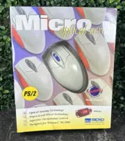 Vintage 1999 Micro Point Windows 95 Three-Button Performance Mouse F2