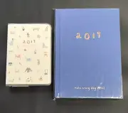 kikki k 2019 Sweet Collection - A5 Cloth Hardcover Diary & A6 Diary With Sticker