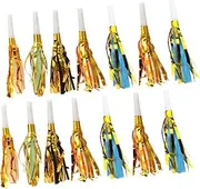 SHOWERORO 30 pcs Party Blowouts Whistles Noisemakers for Birthdays Weddings Showers and Festivals Safe Bright Colors Joyful Atmosphere