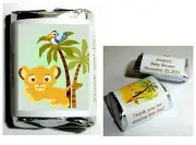 60 LION KING SIMBA BABY SHOWER FAVORS CANDY WRAPPERS LABELS Fits NUGGETS CANDY