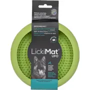 LickiMat Green UFO Pet Shower & Bath Companion for Dogs
