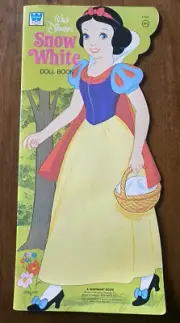 Vintage SNOW WHITE and the Prince Paper Doll Book Whitman #1950 c1974 Uncut