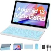 Tablet with Keyboard 10 inch Tablets Android 13 Tableta 2 in 1 Tablet 8GB+128GB