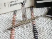 Montblanc Meisterstück Solitaire Platinum-Plated Mozart Fountain Pen DHL express