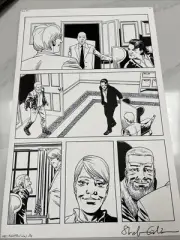 Walking Dead 185 Original Art Stefano Gaudiano And Charlie Adlard