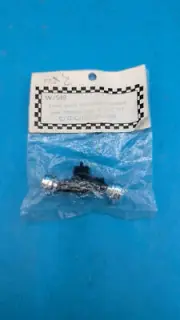Scalextric W548 steerable front axle assembly with hubs for C66,67,72,73,81,82