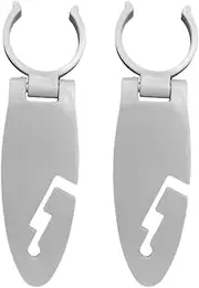 Kayak Paddle Clamp - 2X Kayak Paddle Spring Snap Clip - Paddle Board Clips - Fix Clamp for Paddle Board | Expandable Fixing Clips, Water Sports Supplies for Women Boys Girls Youth Teens