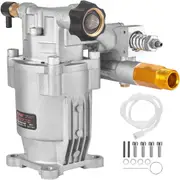 Pressure Washer Pump, 19 mm Shaft Horizontal, 3400 PSI, 2.5GPM, Replacement Power Washer Pumps Kit, Parts Washer Pump, Compatible with Honda, Simpson, RYOBI, Briggs & Stratton, Subaru,