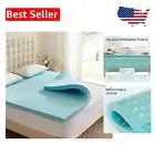 2-Inch Gel-Infused Memory Foam Mattress Topper Twin XL for Ultimate Comfort