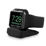 Catzon Apple Watch Charger Stand Durable TPU with Non-Slip Stable Base-Black