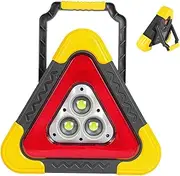 Led Warning Triangle - LED Safety Warning Triangles Kit, Solar-Powered emergncy Road Light | 4-Mode LED Triangle Work Light for Car Breakdown, Roadside Repair, and Nighttime Vehicle Safety