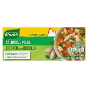 Knorr Shelf Stable Cubes Chicken Bouillon 9.3 oz 24 Pack Box 1