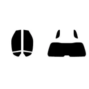 For Smart Coupe 1999-06 Full Pre Cut Window Tint Kit Front & Rear Tinting Film
