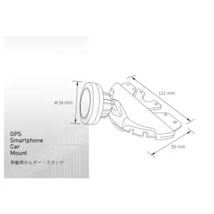 汽車手機架｜CD孔強力磁鐵手機夾｜衛星導航架｜手機車架 手機座 手機固定架 手機配件 抬顯固定座｜E31E｜破盤王