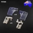 10 Sets Female 6.3mm Right Angle Flag Spade Terminal Wire Connector Sheath