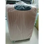 AMERICA TIGER 探索行旅24吋耐磨防刮飛機輪行李箱 粉色 24吋行李箱