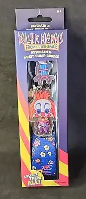 Killer Klowns From Outer Space RUDY Keychain & Wrist Strap NEW