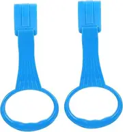 SWOOMEY 1 Pair Baby Pull up Rings for Crib Bed Portable Stand up Exercise Aid Bright Colors Safe Edges for Infants