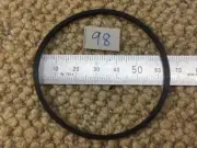 98mm Folded Length - 2mm Square Rubber Belt for CD-Cassette Deck -VCR - Player