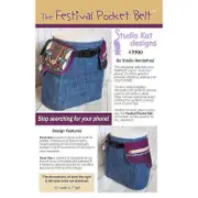 The Festival Pocket Belt Bag Pattern Studio Kat Designs Quilting Craft