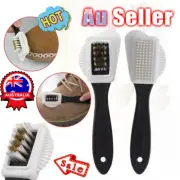 Shoe Cleaning Brush Suede Leather Nubuck Shoes Boot Cleaner hair double sided AN