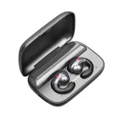 S19 TWS Wireless bluetooth 5.0 Earphone 9D HiFi Stereo 2200mAh Power Bank Headphone with Mic BLACK COLOR