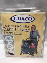 Graco Side by Side Stroller Rain Snow Shield Cover Fits Most Tandem Strollers