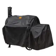 Oklahoma Joe’s Highland Offset Smoker Cover Durable Black Protection